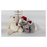 Advertising plush toys,  Coca-Cola polar bear and