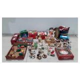 Christmas holiday decor, ornaments,  gift boxes,
