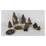 Metalwares,  brass butterflies, bells, mini
