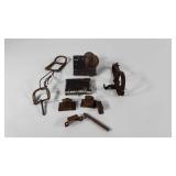 Salvage door and window hardware, small trap,
