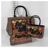 Scottish Terrier themed purse set by St. Johns