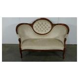 Parlor sofa, 48" wide, medallion back, nice