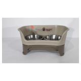 Pet food bowls with stand
