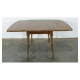 Drop leaf table, 54 x 38 x 29 when open fully,