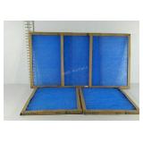 Five True Blue hvac filters. 15x20x1.