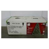 7.5 ft pre-lit tree, Home Accents Amelia Pine, in