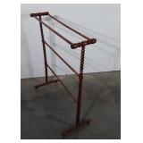 Wooden quilt rack, 24x29