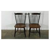 Pair of Hitchcock chairs, damage as shown