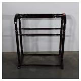 Wooden quilt rack, 26x29.5