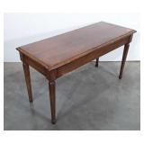 Wooden piano bench, 19x35x14.5