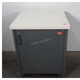 Metal cabinet, 26x21x21