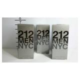 3 Carolina Herrera 212 Men NYC, eau de toilette,