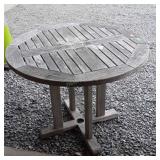 Outdoor Table, 3ft top, wood made and in solid