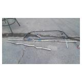 2 Weight Room Bars, and a Cage Guard for