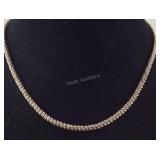 Sterling silver necklace 14.4grams 16in