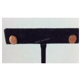 Goldtone stud earrings