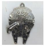 Star Wars millennium falcon ship pendant