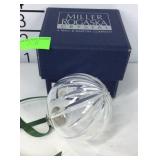Miller Rogaska crystal ornament Reed and Barton