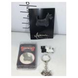 Scotty dog pins and keychains