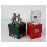 Christmas holiday decor,  Kirk Stieff Santa &