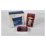 Two Hallmark Keepsake ornaments Welcome to 2000