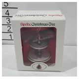 Spode Christmas tree two tier tidbit server