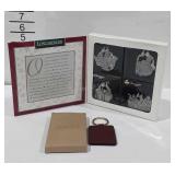 Longaberger, includes set of pewter basket