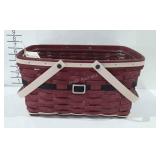 Longaberger basket, Santa belly with liner