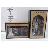 Nutcracker village, includes set of four wooden