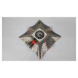 Bilt-Rite mid century metal wall clock, runs