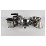 Kitchenwares,  funnel, colander,  pressure