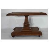 End table on wheels, 18.5x26x17.5