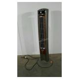 Lasko tower fan, needs cleaned, hole in back