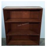 Wooden bookshelf, 35x31.5x9.5