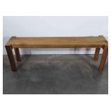 Wooden bench, 15x45x9.5
