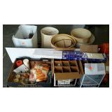 Skid lot: includes lamp shades, candles,