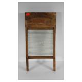 National Washboard with glass insert, 13x25