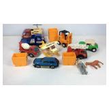 Buddy L and Tonka toy cars, airplanes, dump
