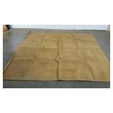 Natural fiber rug, 88 x 88