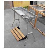 Grill and extra shelf