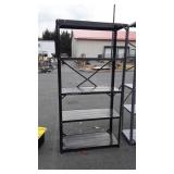 Metal storage shelf, 36 w x  16 d x  6 ft tall