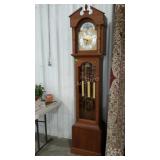 Grandfather clock, Western Germany, 85" tall,