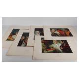 Seventeen lithograph prints by Lorenzo Tiepolo,