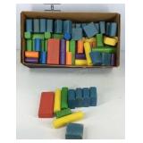 Wooden toy blocks