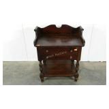 Wash stand, 25" tall, bottom drawer sticks out a