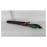 Vegan leather arrow quiver with arrows