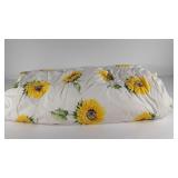 Full / Queen sunflower duvet cover with