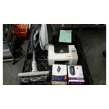 Skid lot: includes vacuum cleaner, printer, modem