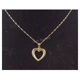 14k yellow gold necklace 20in, tested 1.7grams