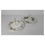 Royal Vale English china tidbit plates
